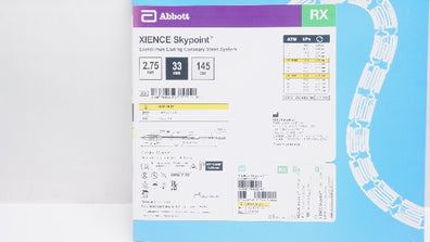 Abbott 1804275-33 Xience Skypoint RX Everolimus Eluting Coronary Stent System(x)